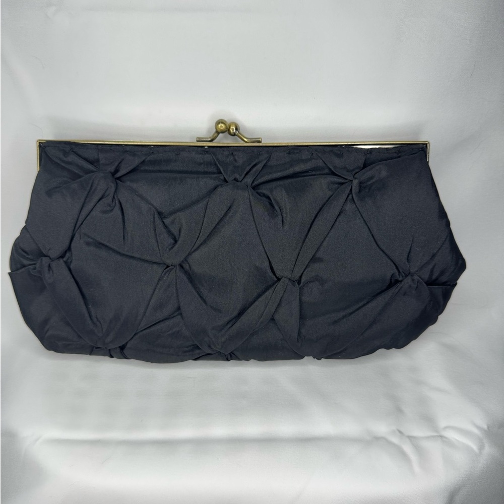 Black Satin Clutch